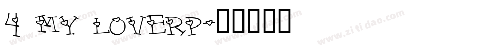4 my loverp字体转换